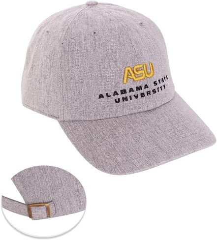 Desert Cactus Alabama State University Baseball Hat Hornets ASU Brimmed Embroirderd Hats Cap Adjustable Cloth Strap Adult (Style C) White in Saudi Arabia