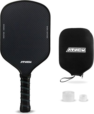 Edgeless Pickleball Paddle,T700 Carbon Fiber Pickleball Paddle 3K Surface with Blingbling Dragon Pattern, Ideal Choice for Pickleball Enthusiasts in Saudi Arabia