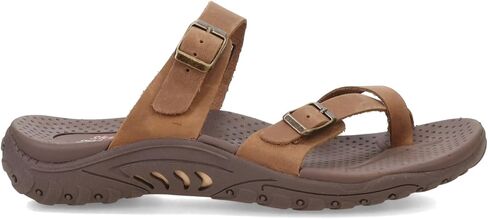 صندل نسائي من Skechers Reggae-Caribean-Double Buckle Toe Thong Slide in Saudi Arabia