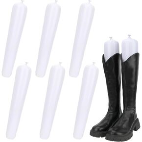 kilofly Inflatable Boot Shapers [Set of 3 Pairs] - Extra Long - 50cm, White