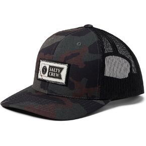 Salty Crew Unisex Palomar Retro Fish Snap Back Trucker Ball Cap Black OS - Baseball Hat Unisex Adjustable for Adults Premium Cotton Hat Outdoor Sports for Men and Women