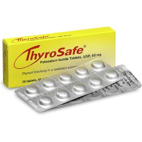 Thyrosafe Potassium Iodide Tablets, 65 Mg, 20-Count by ThyroSafe