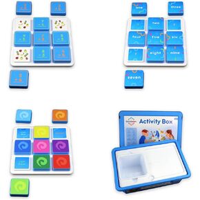 Edu&Kate's Poly Match Playkit + Activity Box Geometric Shape Puzzles, Educational Toy for Children Ages 3 and up, Stage 4 Kit - Vol. 4, Special Needs Kit