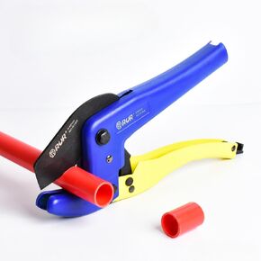 PVC Pipe Cutter 1/8" to 1-1/4" - Ratchet Pex Pipe Cutter,Sharp Cutting,Quick and Clean Cutting (PVC Pipe Cutter to 1-5/8")