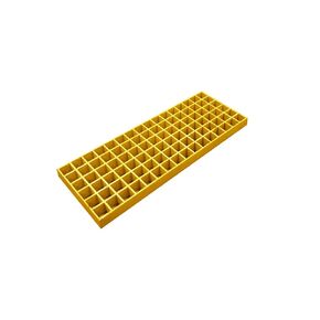 3 pcs 24x9.5x1.5inch Fiberglass Stair treads Grating, Industrial Fiberglass Stair Cover, Rectangular FRP Molded Grating, Non-Slip Stair Tread for Concrete,Metal,Wood Steps,Grade Step Cover
