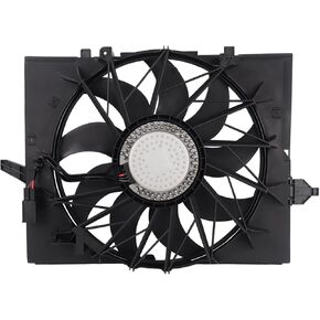 Engine Radiator Cooling Fan w/Brushless Motor Fit for 2006-2007 BMW 525i/530xi,2006-2007 525xi/530i,2008-2010 528i,2008 528xi,and 545i,750i,750Li,645Ci,Replace 17427543282