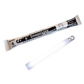 Cyalume SnapLight White Light Sticks – 6 Inch Industrial Grade, High Intensity Glow Sticks with 8 Hour Duration (Pack of 500)