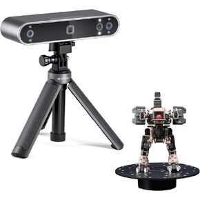 Revopoint POP3 Plus 3D Scanner for 3D Printing, Handheld 3D Printer Scanner 0.04mm Precision, Full-Color Scan for Medium Object, QuickSurface 30-Day Trial, Support for Android/iOS/Win/MacOS, Standard