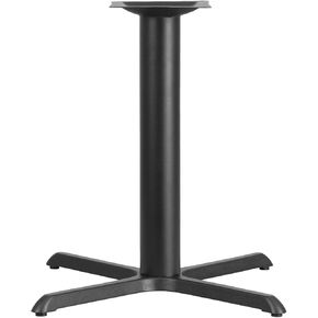 Flash Furniture 33'' x 33'' Restaurant Table X-Base with 4'' Dia. Table Height Column