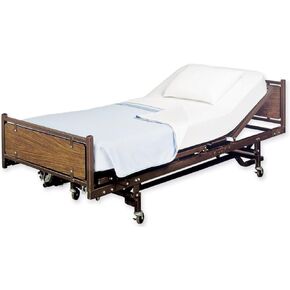 3 Piece Hospital Bed Sheet Set, Soft Jersey Knitted T-Shirt Quality, 1 Flat, 1 Fitted, 1 Pillowcase