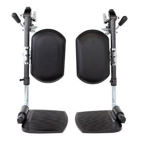 Dynarex 10264 Heavy Duty Plus Elevating Leg Rest, Bariatric, 18.9" Length, 15.7" Width
