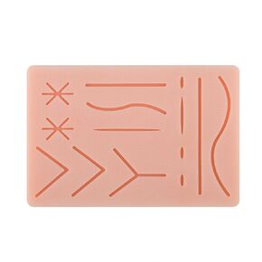 Durable Suture Practice Pad for Medical and Veterinary Students, Suture Pad Includes14 Pre-Cut Wounds with Rip-Resistant Mesh, Tear-Resistant, Design for Training Only