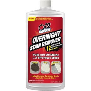 Overnight Stain Remover for Cleaning Oil Stains on Concrete, Driveway, Pavers & Garage Floors,White, AOD3232301