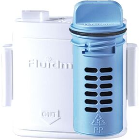 نظام تنظيف المرحاض الأوتوماتيكي Fluidmaster 8100 Flush 'n Sparkle مع خرطوشة زرقاء، نسخة مطورة