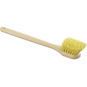Boardwalk BWK4320 20 in. Long Polypropylene Fill Handle Utility Brush - Tan