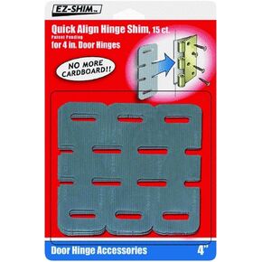 4" EZ HS400BP Hinge Shim (15 Pack), 15 Count