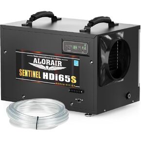 ALORAIR 120 PPD Commercial Dehumidifiers with Pump and Hose, Crawl Space Basement Dehumidifier, Industry Water Damage Unit, Compact, Portable, Auto Defrost, Memory Starting