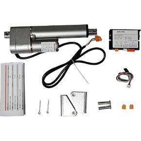Digital Linear Servo Actuators, Long Stroke 100,150,200 mm, Signal for DIY Robot, Remote Control and Arduino PCB,for Fan Blades Cabinets Home Automation (100MM)