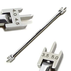 Professional Dental Orthodontic Gauge | Bracket Height Moveable Adjustable Locator Positioning | Measuring Spring Caliper | Dentist Lab Measuring Instruments Tools (Bracket Moveable Gauge)