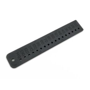 1 Piece Dental Endo Ruler for Gutta Percha,Endodontic Span Measuring Scale Rules,Plastic Gauge for Gutta Percha Points