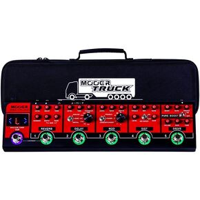 MOOER Ocean Machine II New 2024 Premium Dual Delay, Reverb and Looper Pedal Professional Ambient Pedal with Global EQ for Multiple Instruments, with MIDI THRU, MIDI IN, EXP, F4 Wireless Footswitch