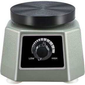 Lab Vibrator 4" Round Shaker Oscillator,Lab Oscillator Round Shaker,Gypsum Mixing Machine 110V/100W Lab Equipment,Ideal for Mixing Plaster/Gypsum