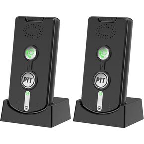 2Pcs Intercoms Wireless for Home Voice Bidirectional Caller Home Ultra Long Distance Portable Wireless Voice Interphone Elderly Caller Room to Room Communication Intercom Two Way Ringtone Call