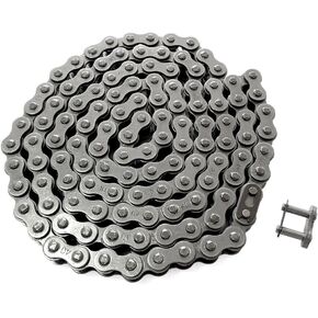 سلسلة دوارة AZSSMUK 08A 40# - مادة فولاذية كربونية بطول 5 أقدام 40Mn مع وصلة توصيل واحدة لعربة Go Kart، واستبدال سلسلة دراجة صغيرة in Kuwait