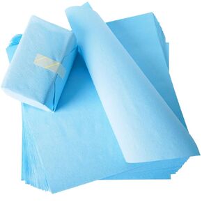 50pcs Autoclave CSR Dental Sterilization Wrap, Cellulose Crepe Paper, Sterilization with Steam & EO, 20" x 20"