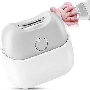 Electric Nail Clipper with Light, Automatic Nail Clipper Rechargeable with 2 Speeds and Nail Chip Storage for Babies, Children, Adults, Caregivers and Seniors in Kuwait