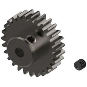 R10155 Steel Pinion Gear, 50T, MOD0.53/48P, Screw Hole for 5mm Motor Shaft Black