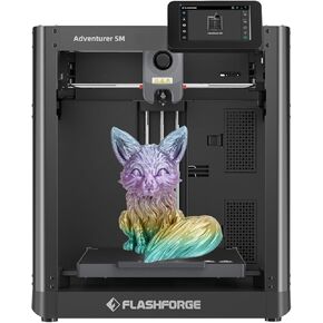 FLASHFORGE Adventurer 5M 3D Printer,600mm/s Max High-Speed FDM 3D Printers with Fully Auto Leveling, 280°C Direct Extruder with Quick Detachable Nozzle, Effective Cooling, Core XY Structure