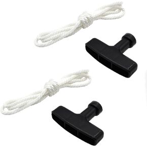 2 Set 39ft Pull Cord Rope for GX200 GX120 GX240 GX270 Champion Generator, Pull Cord with Recoil Starter Handle