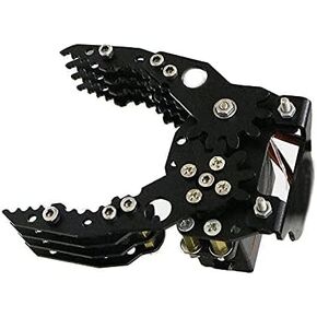Professional G6 Metal Mechanical Robot Arm Claw, Remote Control Robotic Paws Gripper Clamp Clip with Steering Gear MG996R Servo for Arduino Raspberry pie, DIY Smart Robot Functional Model Parts