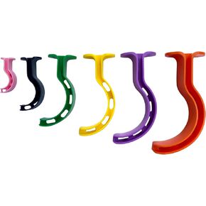 Kemp USA Berman Oral Airway 6 Piece Kit, OPA Kit, Color Coded, Dual Channel with Reinforced Bite-Block