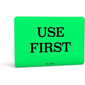 استخدم الملصقات الأولى - 500 ملصق مقاس 3 × 2 بوصة - استخدم الملصقات الأولى - التحكم في المخزون والتعامل مع اللاصق 500 ملصق لاصق دائم لكل لفة مصنوعة في الولايات المتحدة الأمريكية وقابلة للتحلل البيولوجي بالكامل (1) in Kuwait
