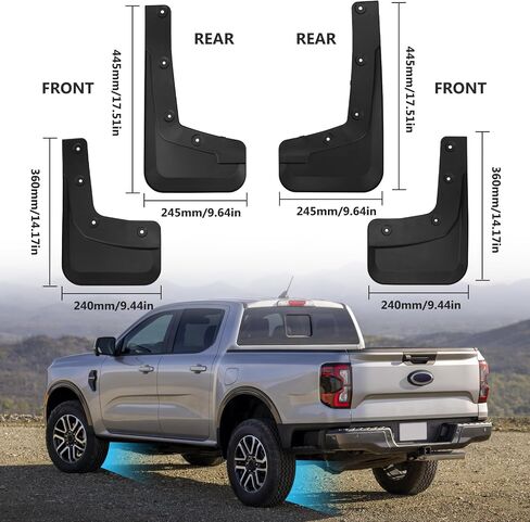 Mud Flaps Compatible with 2025 Toyota Camry Hybrid (XV80) SE/XSE Accessories ABS Material Mudguards Mudflaps for 2025 Camry SE XSE in Saudi Arabia