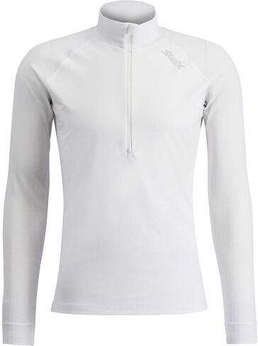 قميص رجالي من Swix Racex بنصف سحاب ومقاوم للرياح وسريع الجفاف وقصة ضيقة وأكمام طويلة in Kuwait