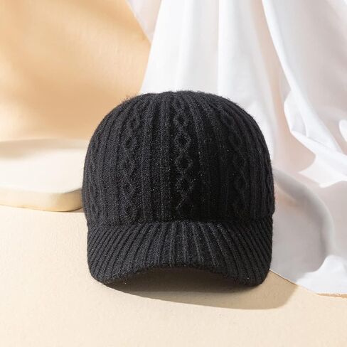 FGSS Women Lamb-Wool Baseball-Cap Winter-Warm-Fleece Adjustable Dad Hat for Travel in Saudi Arabia