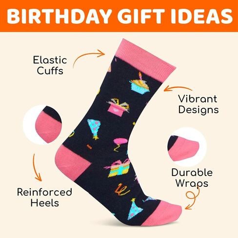 HAPPYPOP 12th Birthday Gifts Ideas for Girls - Socks for 12 Year Old Kids, 12 Year Old Gifts for Tween Girls, Presents for 12 Year Olds in Saudi Arabia