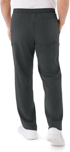 Unisex Clinton Straight Leg Six Pocket Cargo Scrub Pant in Black, XX-Large in Saudi Arabia