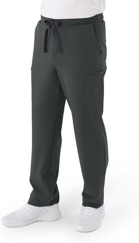Unisex Clinton Straight Leg Six Pocket Cargo Scrub Pant in Black, XX-Large in Saudi Arabia