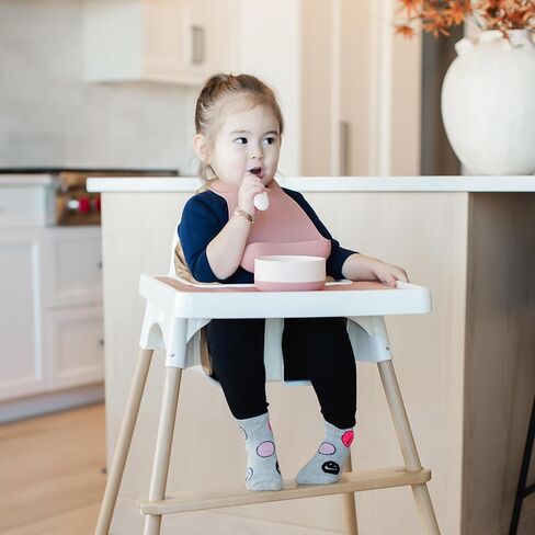 Yeah Baby Goods Silicone Bowl | Non-Suction Dinnerware (Sage/Brown Speckle) in Kuwait