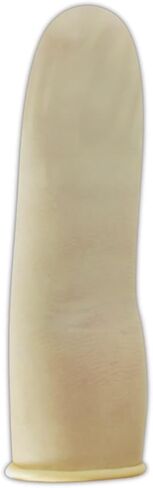 MAGID EconoWear T9776 Disposable Finger Cots | Disposable Powder-Free Industrial Grade Latex Finger Cots - 4 Mil Thickness, Large, Natural (1,440 Pieces) in Saudi Arabia