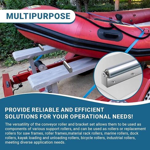 مجموعتان من الأسطوانة والدعامة، ومجموعة الأسطوانة والكتيفة، وأسطوانة ودعامة طويلة بطول 10 بوصات، ومجموعة بكرة وحامل ناقل بقطر 1.5 بوصة للأعمال الخشبية، أو ناقلات الأسطوانة أو لوادر قوارب الكاياك in Kuwait