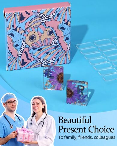 علامات Plifal Xray مع زهرة الأحرف الأولى من الرصاص - علامات الأشعة السينية الأرجوانية المجففة الزهرية اللامعة في الأشعة الراتنجية تتضمن أشرطة لاصقة قابلة لإعادة الاستخدام لشارة ممرضة الأشعة، من السهل التعرف عليها in Kuwait