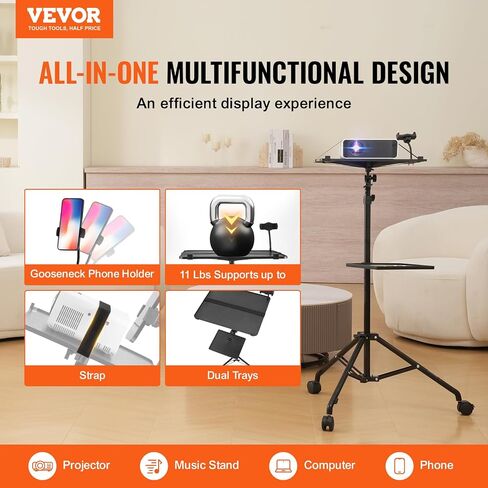 VEVOR Motorized Projector Lift, Electric Projector Lift Adjustable Height 59 in, Hidden Projector Ceiling Mount with Remote and Wired Control, Ideal for Movies, Home, Office, Stage and Studio, White in Saudi Arabia