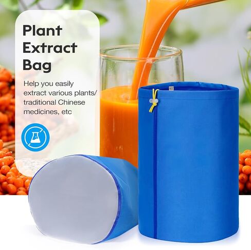 5 Pieces 5 Gallon Filter Bag Oxford Cloth for 5 Gallon Bucket,Reusable Household Food Filter Bag for Hydroponics, Gardening,Juice(25 to 220-Micron) in Saudi Arabia