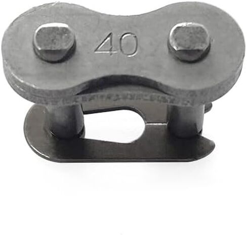 AZSSMUK 08A 40# Roller Chain - 5 Feet 40Mn Carbon Steel Material with 1 Connecting Link for Go Kart, Mini Bike Chain Replacement in Kuwait