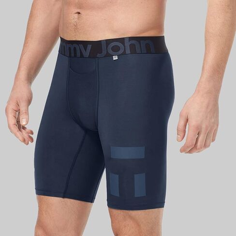 Tommy John Men’s Underwear – 360 Sport Boxer Briefs with Contour Pouch and Longer 8" Inseam – Moisture Wicking Underwear in Kuwait